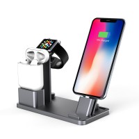 Best Quality Aluminium Phone Holder Watch Charging Stand for Apple Airpods 3 Amazon Hot Holder