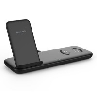 Yootech 4 Coils Qi Wireless Charger, Fast Wireless Charging Pad with 10W, 7.5W & 5W modes Compatible with Samsung IPhone series