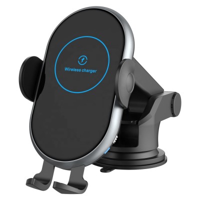 Latest product 2020 Qi Fast Wireless Charger Car Mount Air Vent Phone Holder Car Charger